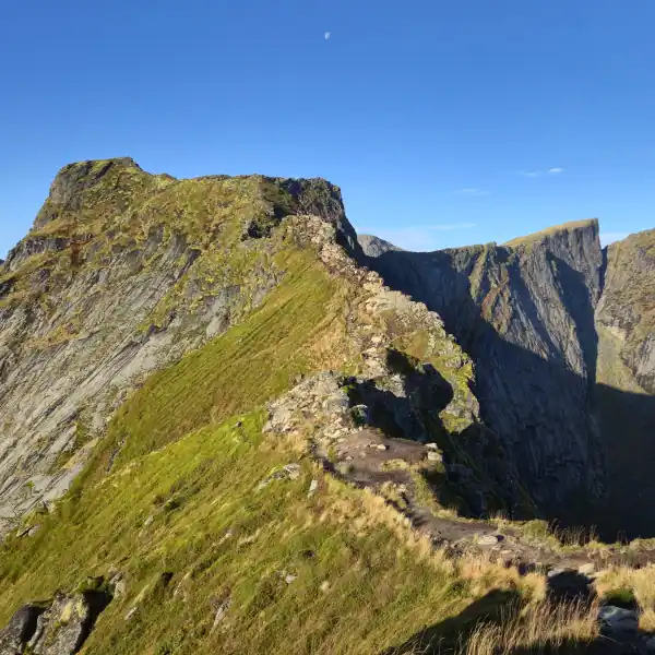 Das sichere Plateau des Reinebringen – der Endpunkt unserer geführten Wanderung.