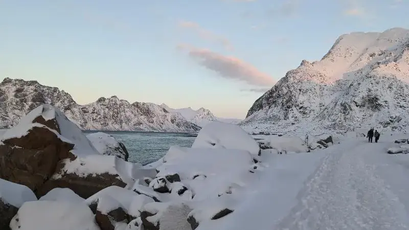 Snowshoeing Lofoten