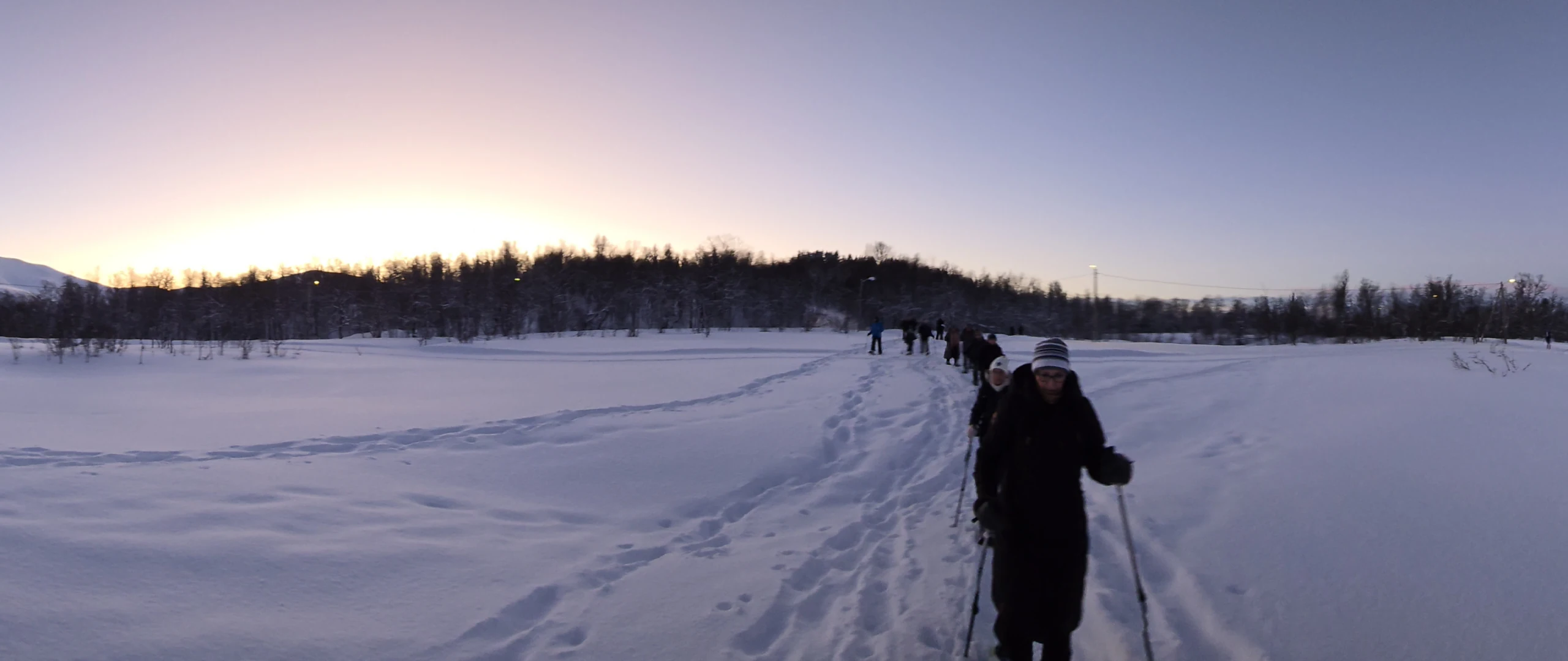 Snowshoeing in Lofoten